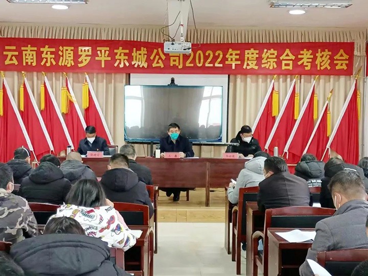 龙8头号玩家(国际)官方网站（煤化）集团第三考核组到罗平东城公司开展2022年度综合考核暨民主测评
