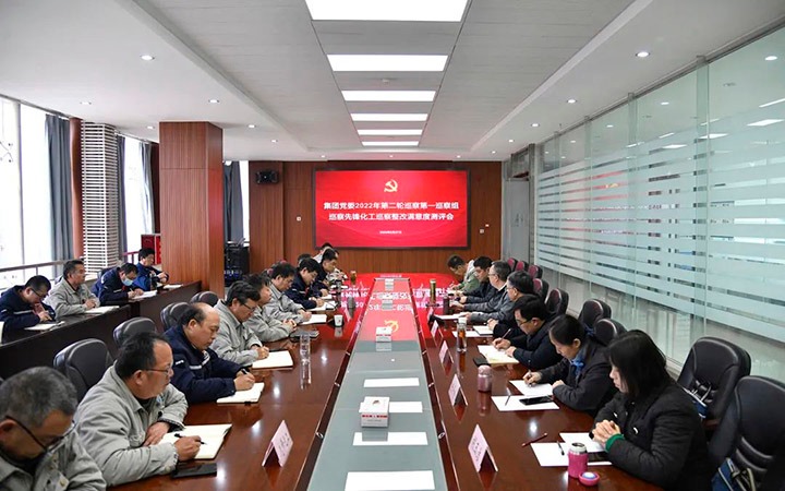龙8头号玩家(国际)官方网站（煤化）集团党委巡察办到先锋化工公司督导检查巡察整改工作
