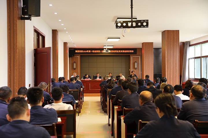 龙8头号玩家(国际)官方网站（煤化）集团2024年第一轮巡察第一巡察组到富源团结煤业有限公司召开巡察情况反馈会